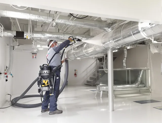 Professional central duct cleaning by Norwell Air Duct Cleaning in Norwell