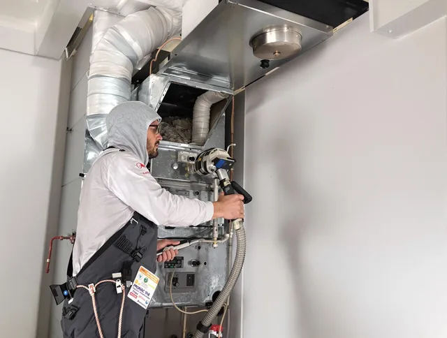 Expert furnace duct cleaning by Norwell Air Duct Cleaning in Norwell
